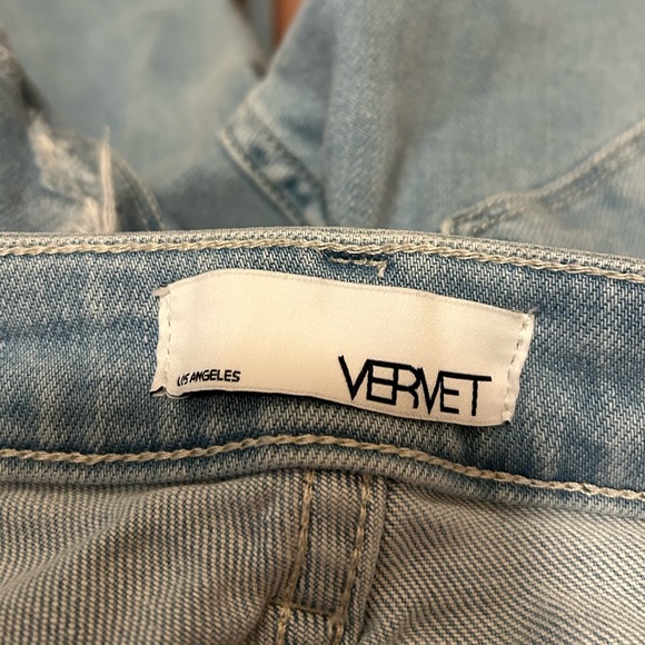 Vervet Two-Toned Flare Jeans - Picture 3 of 4